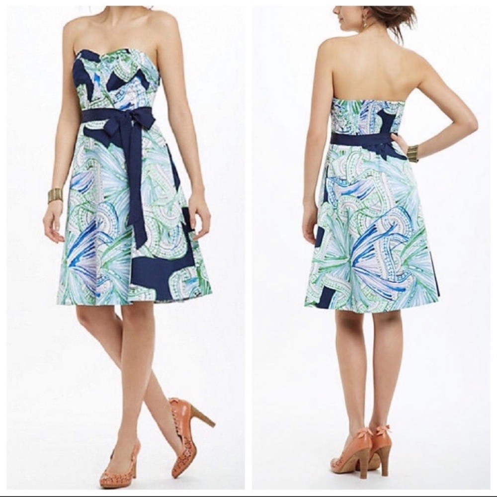 Anthropologie Moulinette Soeurs Strapless Dress 2